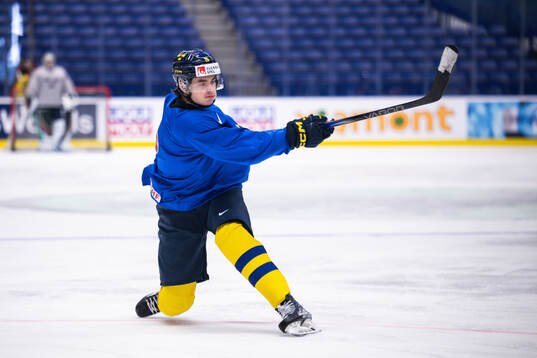 Felix Unger Sörum of Sweden at a practice session