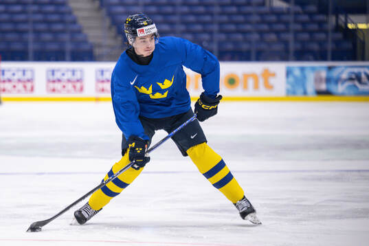 Felix Unger Sörum of Sweden at a practice session