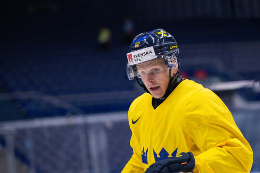 Max Friberg of Sweden at a practice session