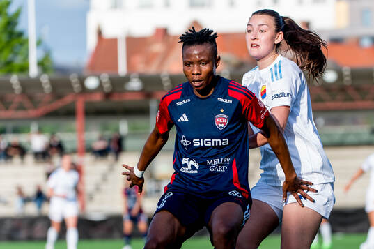 FC Rosengårds Halimatu Ibrahim Ayinde och Djurgårdens