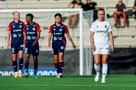 Djurgårdens Tove Almqvist deppar