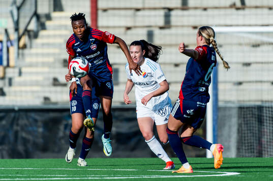 FC Rosengårds Halimatu Ibrahim Ayinde och Djurgårdens