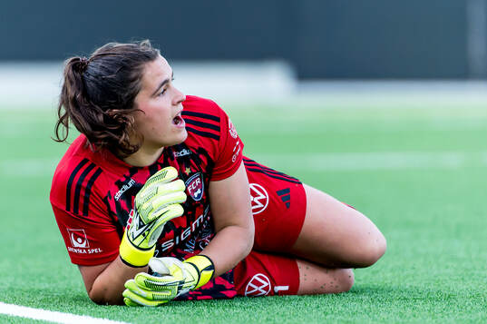 FC Rosengårds målvakt Eartha Cumings