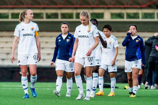 Djurgårdens Matilda Plan och Nellie Lilja deppar