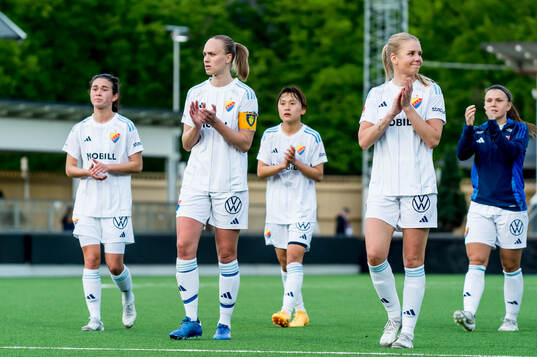 Djurgårdens Matilda Plan och Nellie Lilja deppar