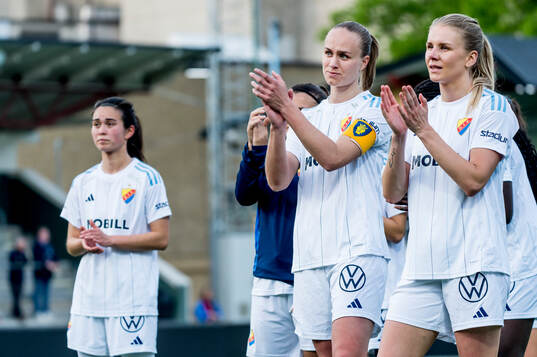 Djurgårdens Matilda Plan och Nellie Lilja deppar
