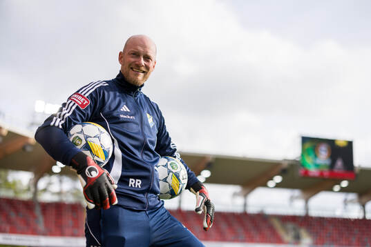 Östers målvaktstränare Rasmus Rydén