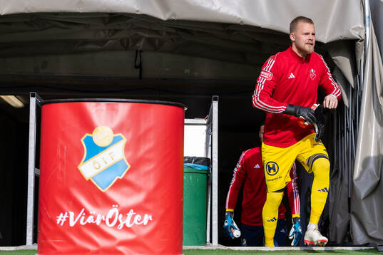Östers målvakt Robin Wallinder