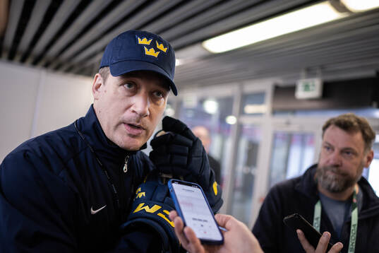 Head coach Sam Hallam of Sweden