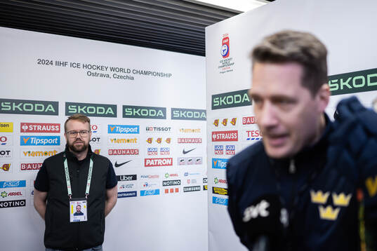 Media manager Linus Hugosson of Sweden