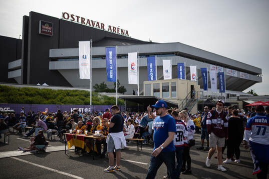 Exterior view of Ostravar Arena