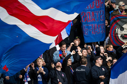 Spectators in the stands