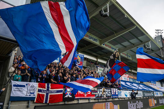 Spectators in the stands