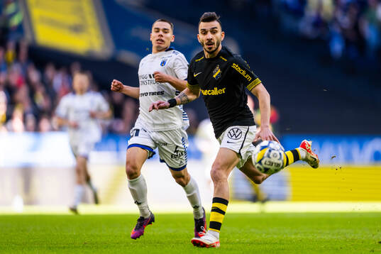 Sirius Leo Walta och AIKs Ioannis Pittas