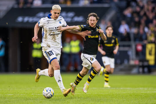Sirius Yousef Salech och AIKs Axel Björnström