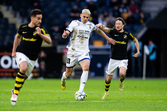 Sirius Yousef Salech och AIKs Axel Björnström