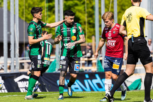 Varbergs Diego Montiel jublar