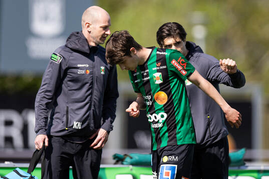 Varbergs Olle Edlund har ont