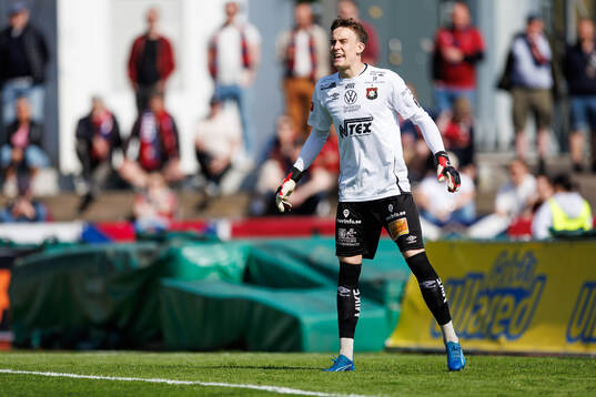 Örgrytes målvakt Hampus Gustafsson