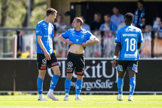 Halmstads Viktor Granath, Joel Allansson och Naeem Mohammed