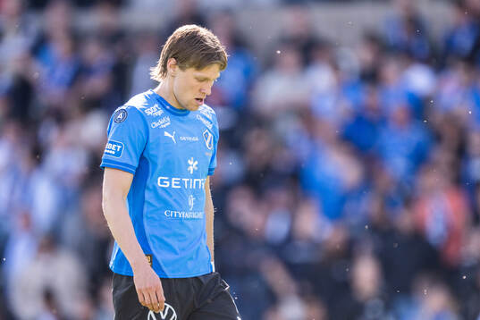 Halmstads Birnir Ingason deppar