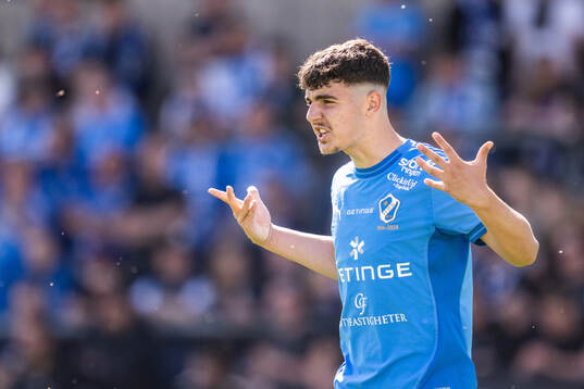 Halmstads Bleon Kurtulus reagerar
