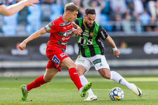 Västerås Simon Gefvert och GAIS Mervan Celik