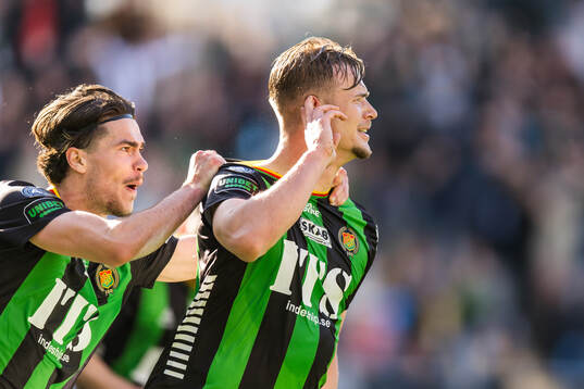 GAIS Alexander Ahl Holmström jublar