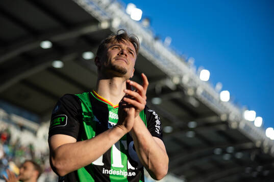 GAIS Alexander Ahl Holmström jublar