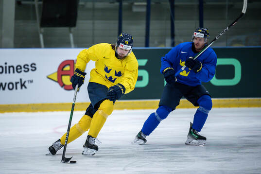 Linus Johansson of Sweden at a practice session
