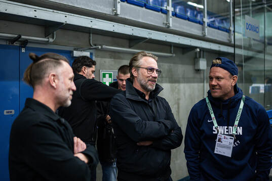Peter Jidhe, Peter Forsberg and assistant general manager