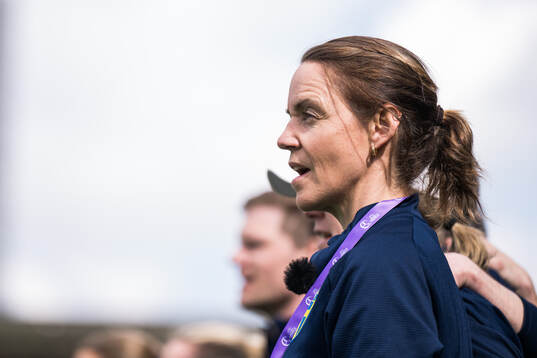 Head coach Lovisa Delby of Sweden