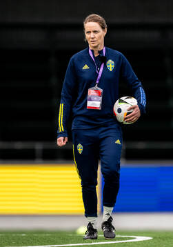 Head coach Lovisa Delby of Sweden