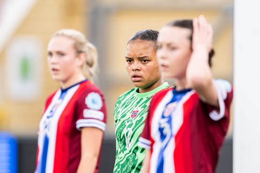Goalkeeper Maria Kroken of Norway
