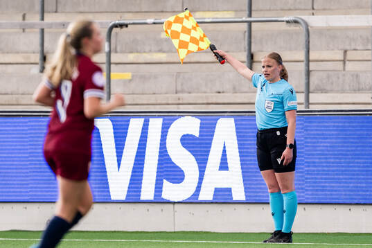 Assistant referee Martina Boer