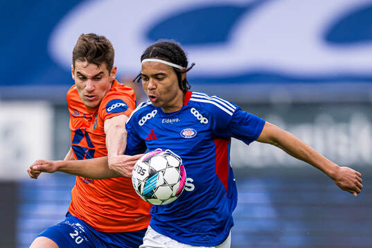 Metodi Maksimov of Aalesund and Filip Erik Thorvaldsen of