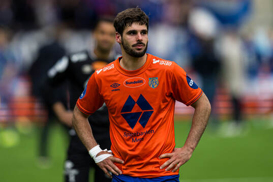 Claudio Rafael Soares Braga of Aalesund looks dejected