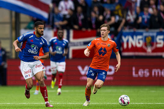 Aaron Kiil Olsen of Vålerenga