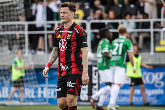 Östersunds Jamie Ryan Hopcutt deppar
