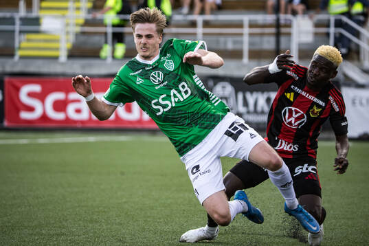 Brages Johan Arvidsson och Östersunds Assiedou Yannick