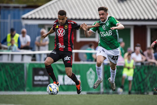 Östersunds Erick Brendon Pinheiro Da Silva och Brages Emil