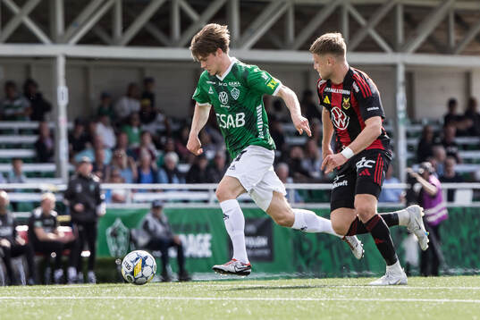 Brages Gustav Berggren och Östersunds Mykola Musolitin