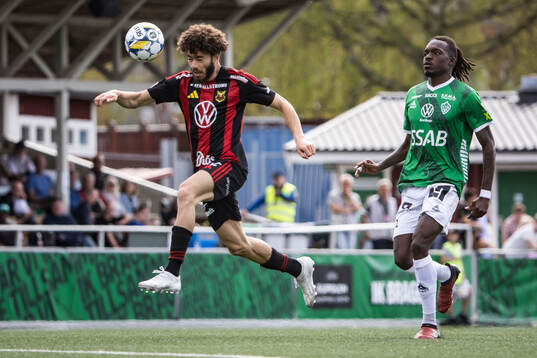Östersunds Ziad Ghanoum och Brages Ieltsin Jeronimo Semedo