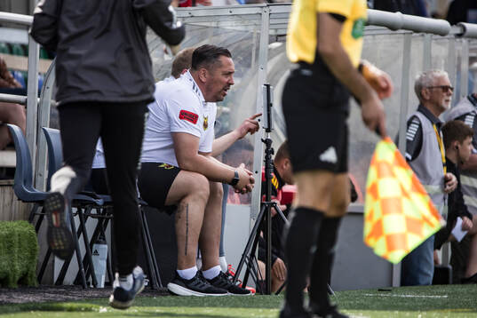 Östersunds huvudtränare Magnus Powell