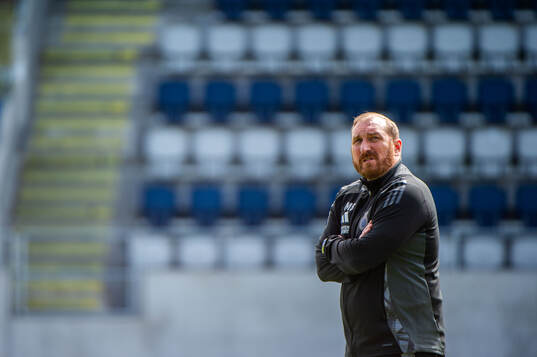 Gefles tränare Mikael Bengtsson