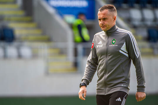 Skövde AIKs tränare Srdjan Tufegdzic fotbollsmatchen i