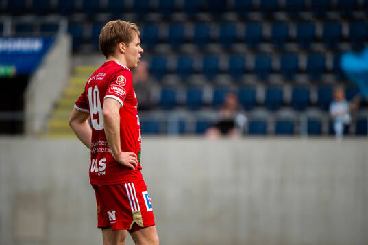 Skövde AIKs Samuel Sörman deppar
