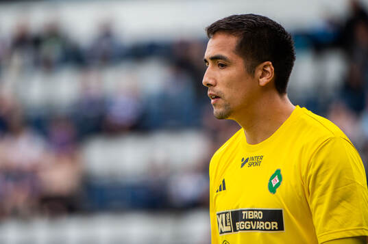 Skövde AIKs målvakt Adrian Zendejas