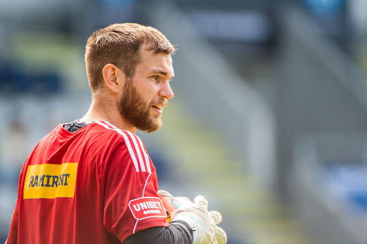Skövde AIKs målvakt Markus Fröjd