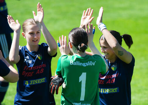 i matchen i div. 3 damer mellan FC Hässleholm och Lagan i
